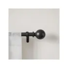 1018401-038 - BOLAS 1" telescopic curtain rod 183-366, black