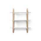 1016859-668 - BELLWOOD Wall shelf, white/nature