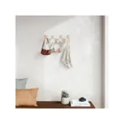 1018114-668 - DOTSY wall coat rack with 7 hooks, white/nature