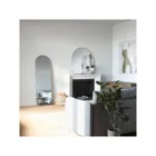 1017062-378 - HUBBA Arched standing mirror, titanium