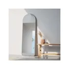 1017062-378 - HUBBA Arched standing mirror, titanium