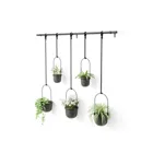 1018086-040 - TRIFLORA Large Hanging Flowerpot Set of 5, black