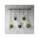 1018086-040 - TRIFLORA Large Hanging Flowerpot Set of 5, black