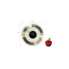 2790GO - Wall clock "Retro", glass, gold, 31 cm