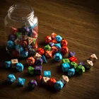 JMIX04 - Round jug with classic RPG cubes (80)