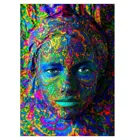 ENJOY-1224 - Woman with Color Art Makeup, Puzzle , 1000 Teile