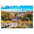 ENJOY-1056 - View from Park Guell, Barcelona, jigsaw puzzle, 1000 pieces