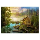 ENJOY-1602 - Ein Blockhaus am Fluss, Puzzle, 1000 Teile