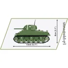 312 Teile HC WWII /2715/ SHERMAN M4A1