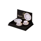 001.564/5 - Miniature, 2 tea sets "Blue Flower