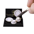 001.564/5 - Miniature, 2 tea sets "Blue Flower