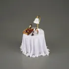 001.706/0 - Miniature, white bedroom table decorated