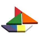 3520 - Tangram, colourful, from 6 years, 1 player, (EN edition)