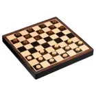 Chess backgammon checkers set, travel, field 22 mm, magnetic, wooden board game