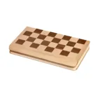 2735 - Chess set, square 43 mm, wooden board game, 1-2 players, 8 years and up