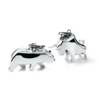 Bull &amp; Bear paper clip holder, 2 pcs.