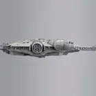 01211 - Bandai Millennium Falcon - Modellbausatz, 196 Teile, ab 13 Jahre