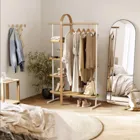 BELLWOOD Garment Rack, white/natural