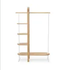 BELLWOOD Garment Rack, white/natural