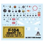 510002991 - Model kit, 1:12 F-104G cockpit