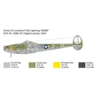 510001446 - Model kit,1:72 US P-38J Lightning, 14 years and up