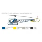 510002820 - Model kit,1:48 OH-13 Scout Helicopter Korea War