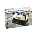 510003929 - Modellbausatz, 1:24 Tecnokar Trailer mit 20 ft. Tank