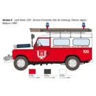 510003660 - Model Kit,1:24 Land Rover Fire Truck