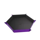 GGS60059 - Magnetic Dice Tray Hexagonal Black&amp;Purple