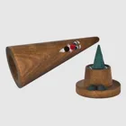 2058 - Crottendorfer goat leg - Addi Advent (brown) , 13 cm