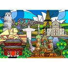 ENJOY-2054 - World Landmarks, jigsaw puzzle, 1000 pieces