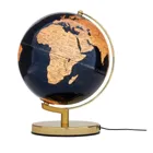 Illuminated globe TERRA AURUM LIGHT