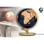 Illuminated globe TERRA AURUM LIGHT