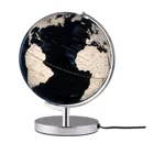 Illuminated globe TERRA BLACK LIGHT