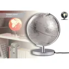 Illuminated globe TERRA WHITE LIGHT