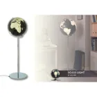 Floor-standing globe with light SOJUS BLACK LIGHT