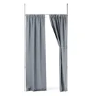 1012718-765 - Anywhere curtain rail &amp; room divider, nickel, 91-167 cm