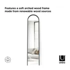 Umbra BELLWOOD LEANING MIRROR BLACK