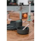 TINY ORGANIC DINNERWARE GIFT SET GREY/GREEN