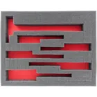 AABA020RED - 500 mm x 250 mm x 20 mm Shadowboard foam shelf