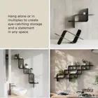 MOUNTING SHELF BLACK