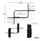 MOUNTING SHELF BLACK