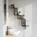 MOUNTING SHELF BLACK