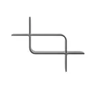 MOUNTING SHELF BLACK