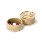 TESORA WOOD JWL BOX NAT/BRAS