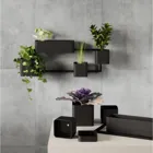 1018767-040 - CUBIKO WALL PLANTER BLACK