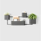 1018767-040 - CUBIKO WALL PLANTER BLACK