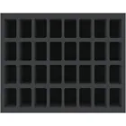 FSMEDS060BO - 60 mm full-size foam insert with 32 compartments