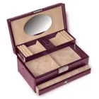 35.107.010143 - Jewellery box Hanna new classic bordeaux leather