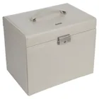 85.518.565608 - Nina elegance ivory full-grain cowhide jewellery box